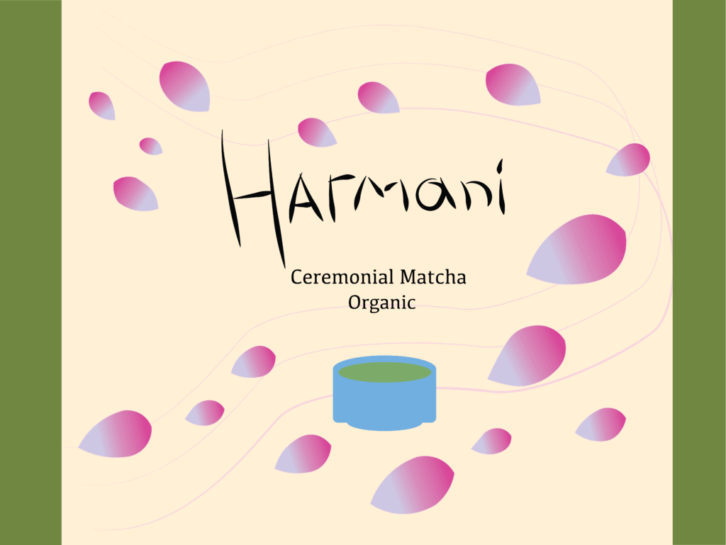 Matcha tea sachets - branding