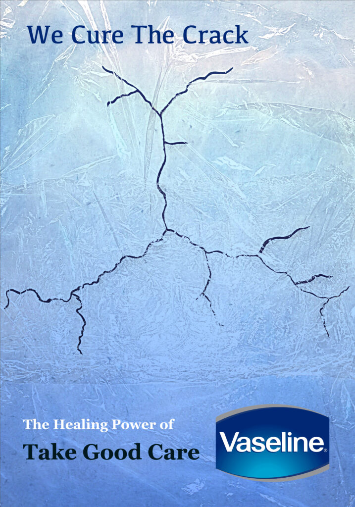 Vaseline painting advert poster - Illustration