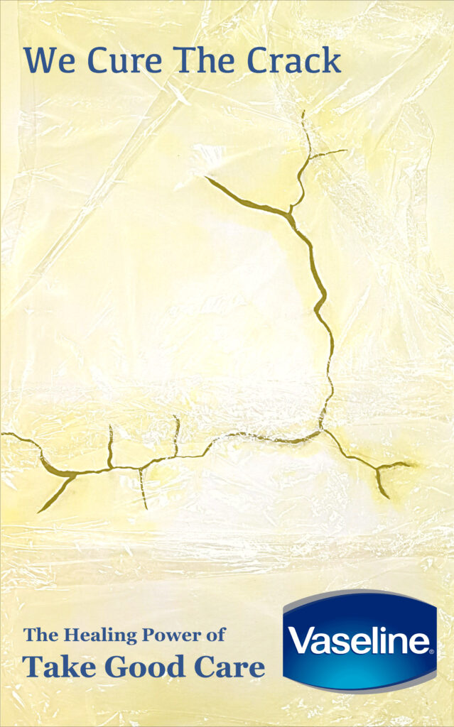Vaseline painting advert poster - Illustration