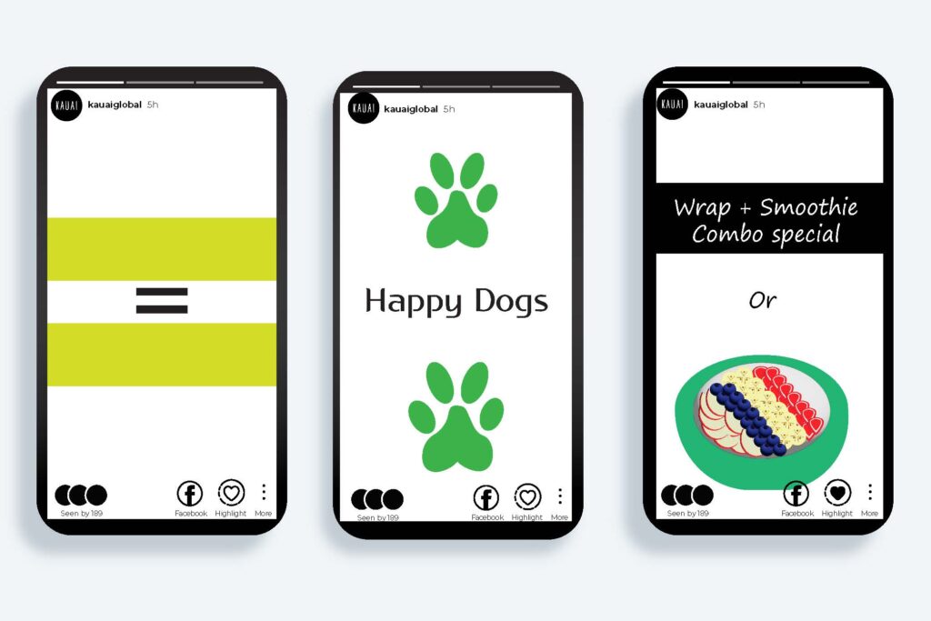 Kauai and SPCA Instagram story - campaigns