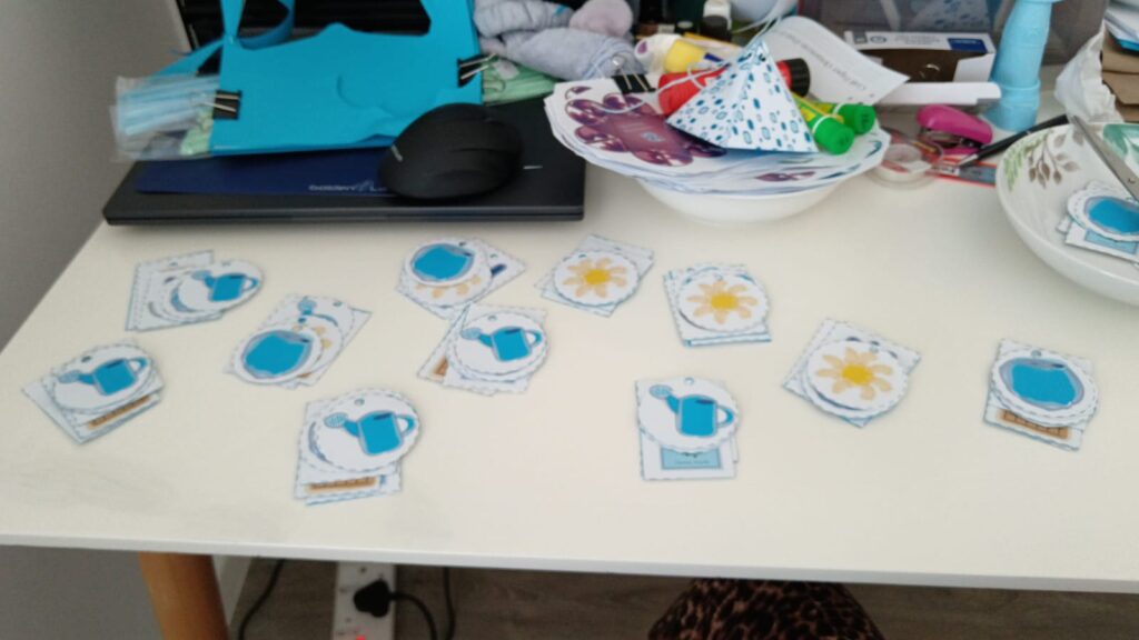 Assorted craft ornaments