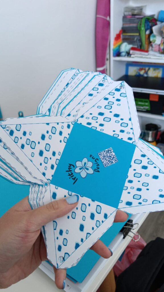 Open boxes before the folding